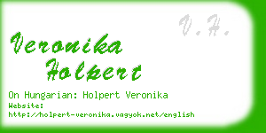 veronika holpert business card